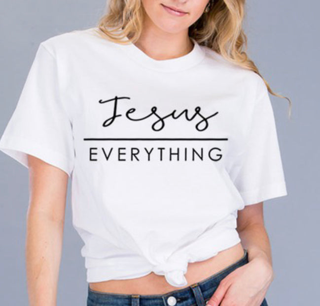 Jesus Over Everything T-Shirt (Plus Size)